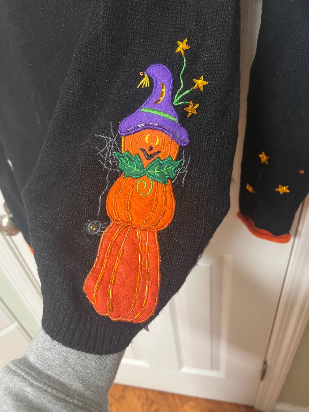 Tiara International Vintage 90s Halloween Sweater / Cardigan - Picture 8 of 8